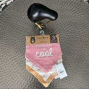 Rabbit+Bear Organic “Kindness is Cool” 3 Pack Bandana Bibs